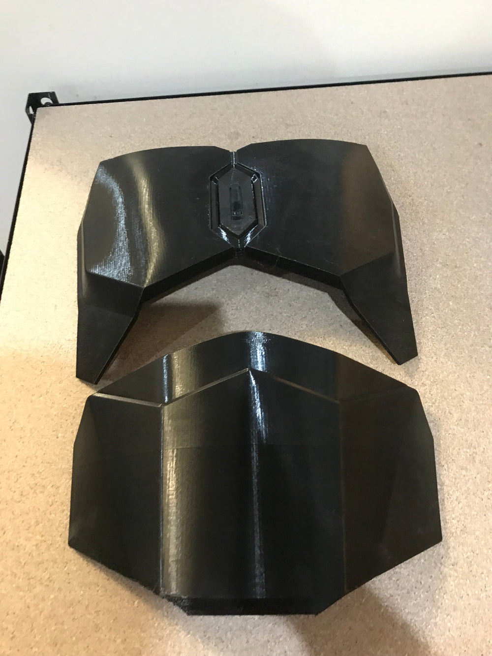 Mandalorian Mando Beskar Chest Armor Raw print