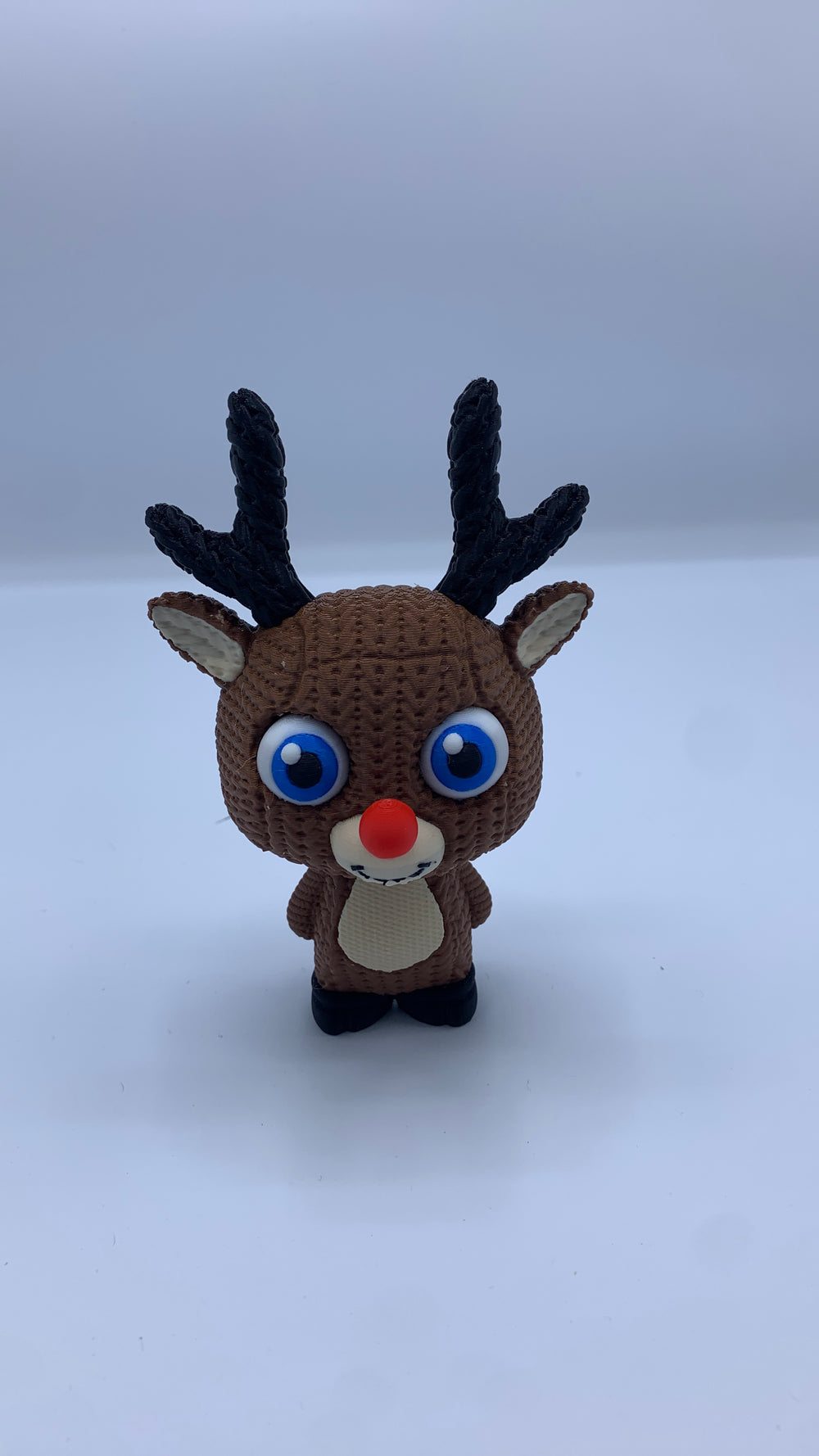 Crochet look Rudolph Reindeer statue